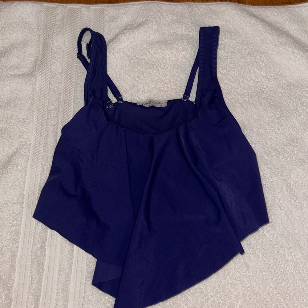 Navy blue bikini top